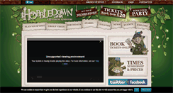 Desktop Screenshot of hobbledown.com