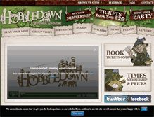 Tablet Screenshot of hobbledown.com
